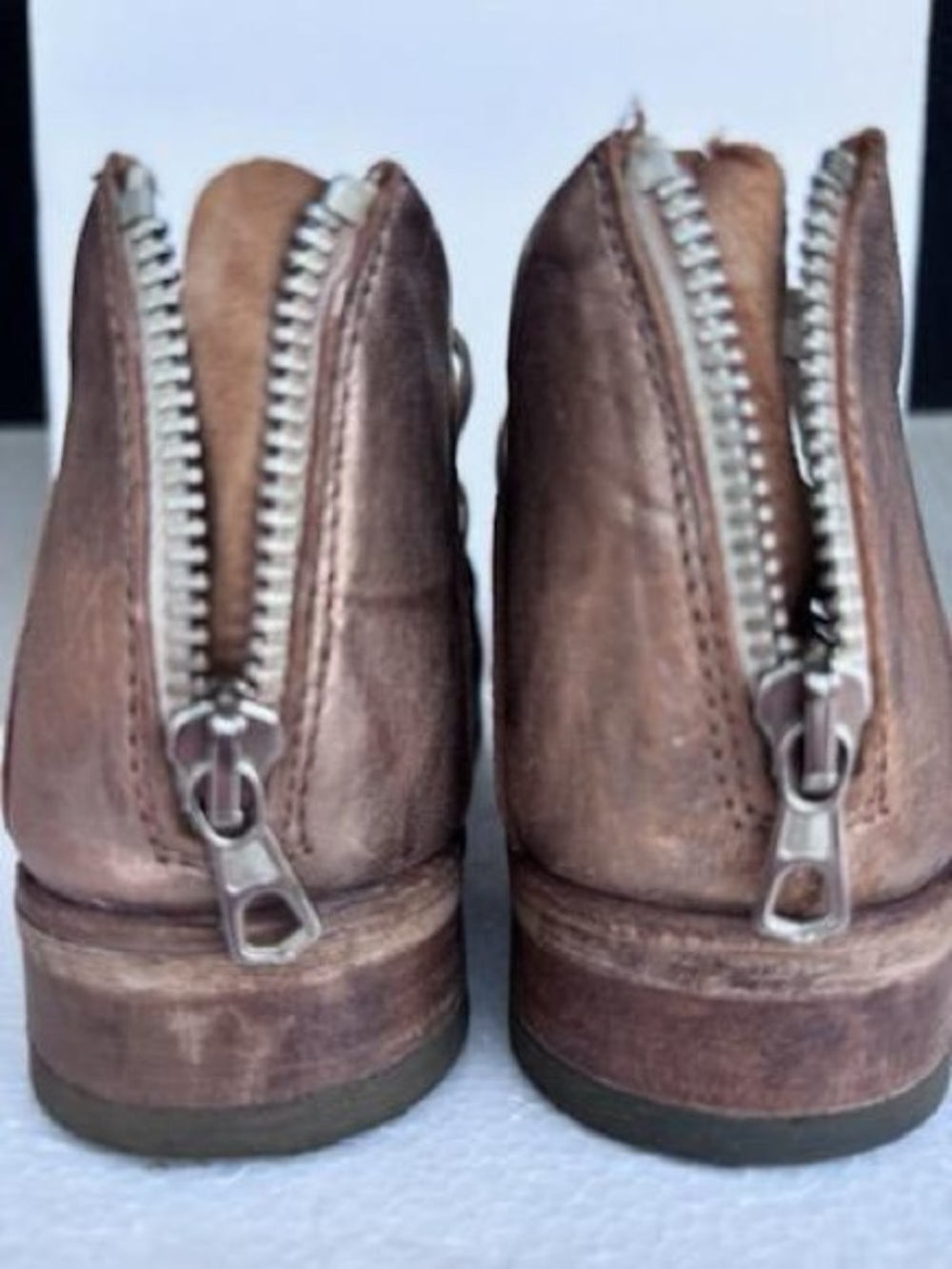 Free People Lost Valley Booties
Metallic Bronze Italian Leather
size 39/8.5 - Picture 3 of 15